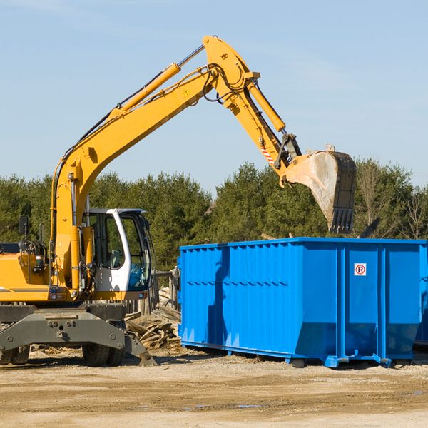 can i choose the location where the residential dumpster will be placed in Gallagher WV